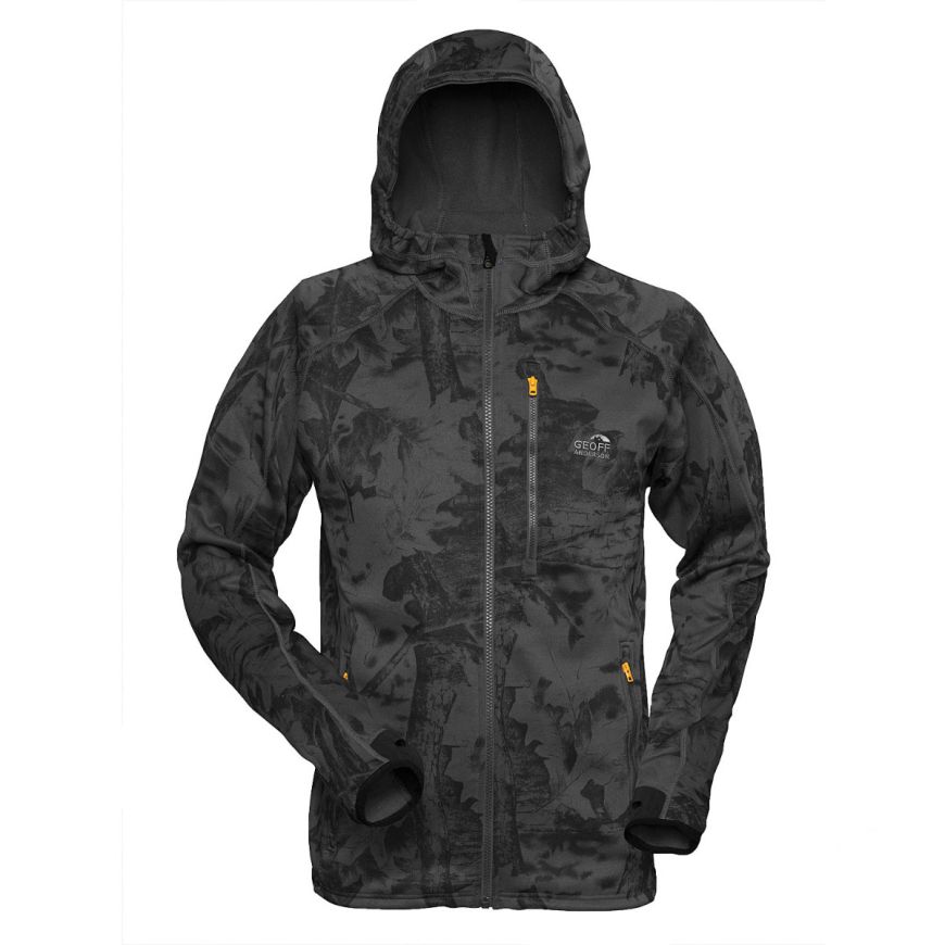 GEOFF ANDERSON Hoodie 3 - black leaf