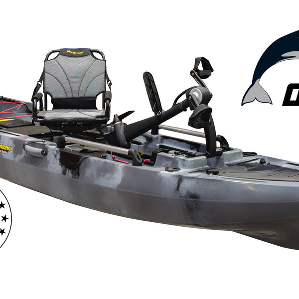 angelkajak mit pedale Nordmann Orca 12.5 – Pedal-Angelkajak für Profis