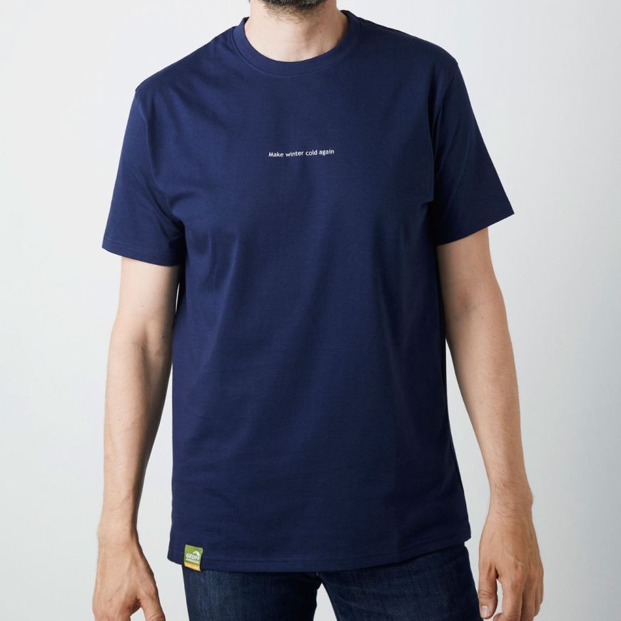 GEOFF ANDERSON Organic T-Shirt - navy blau winter