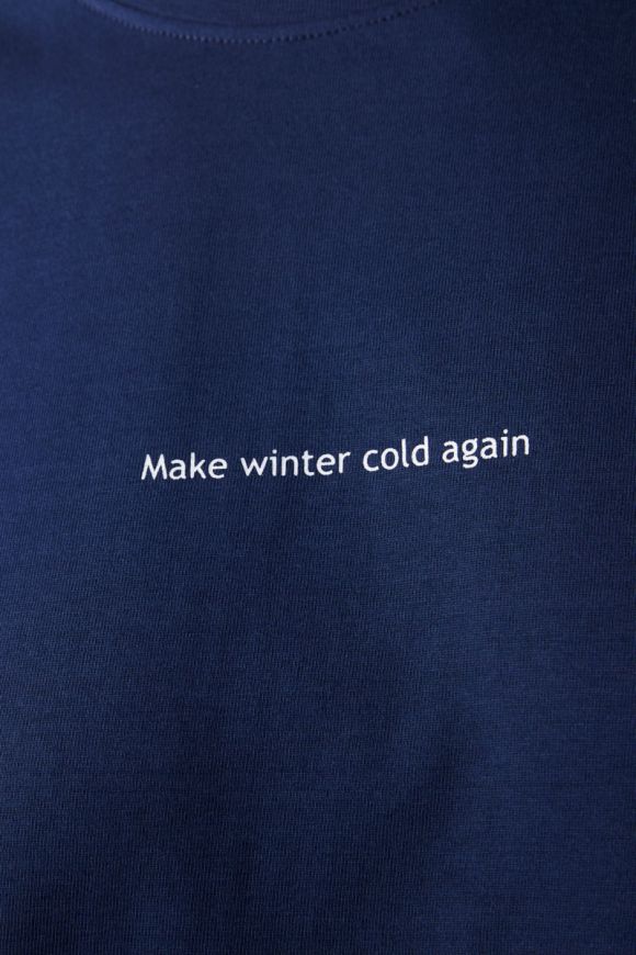 GEOFF ANDERSON Organic T-Shirt - navy blau winter