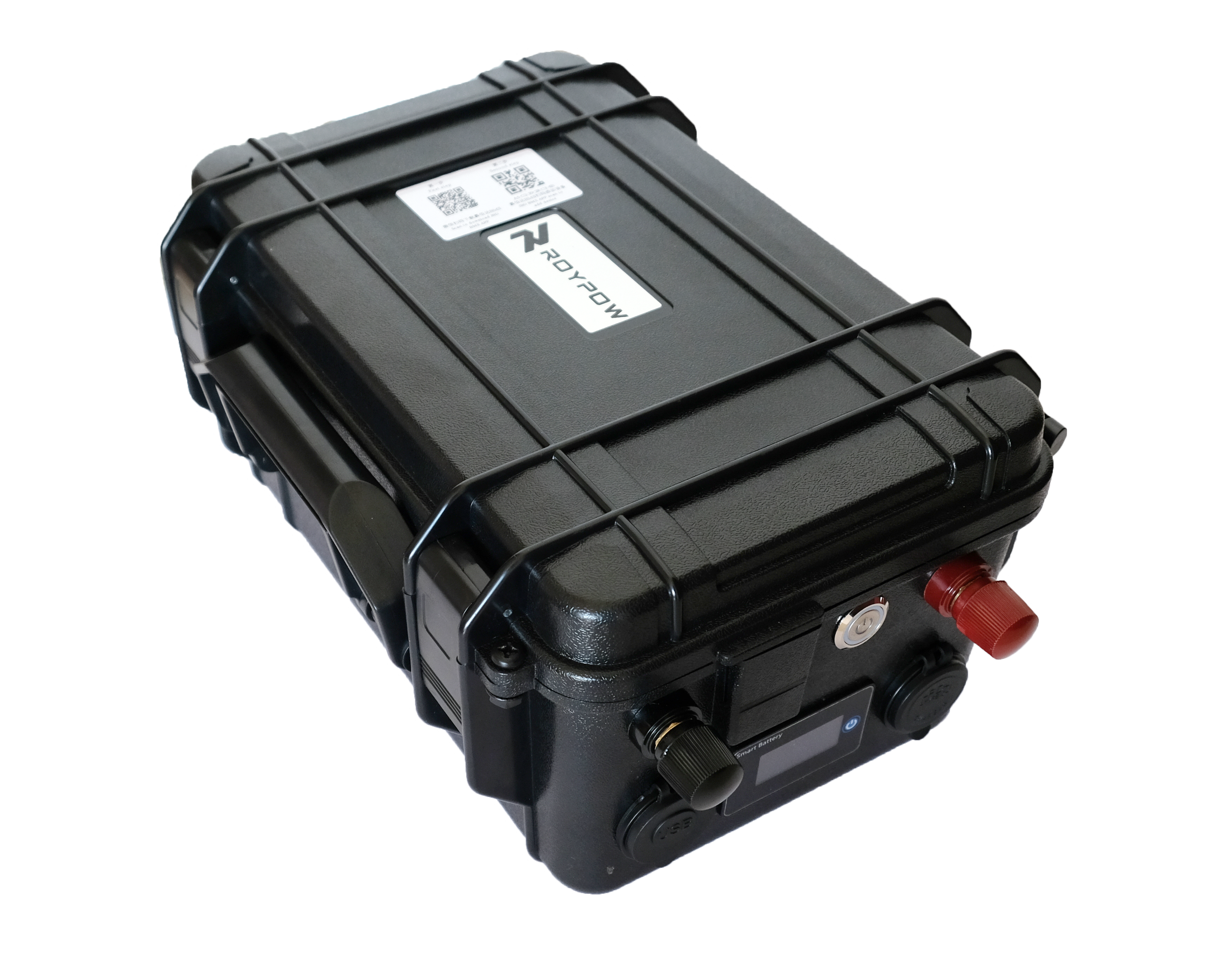 RoyPow LiFePO4 Batterie 12V 100Ah mit Outdoorbox