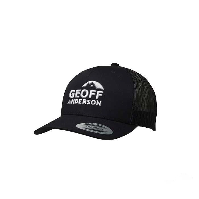 GEOFF ANDERSON Kappe Snapback Trucker - schwarz