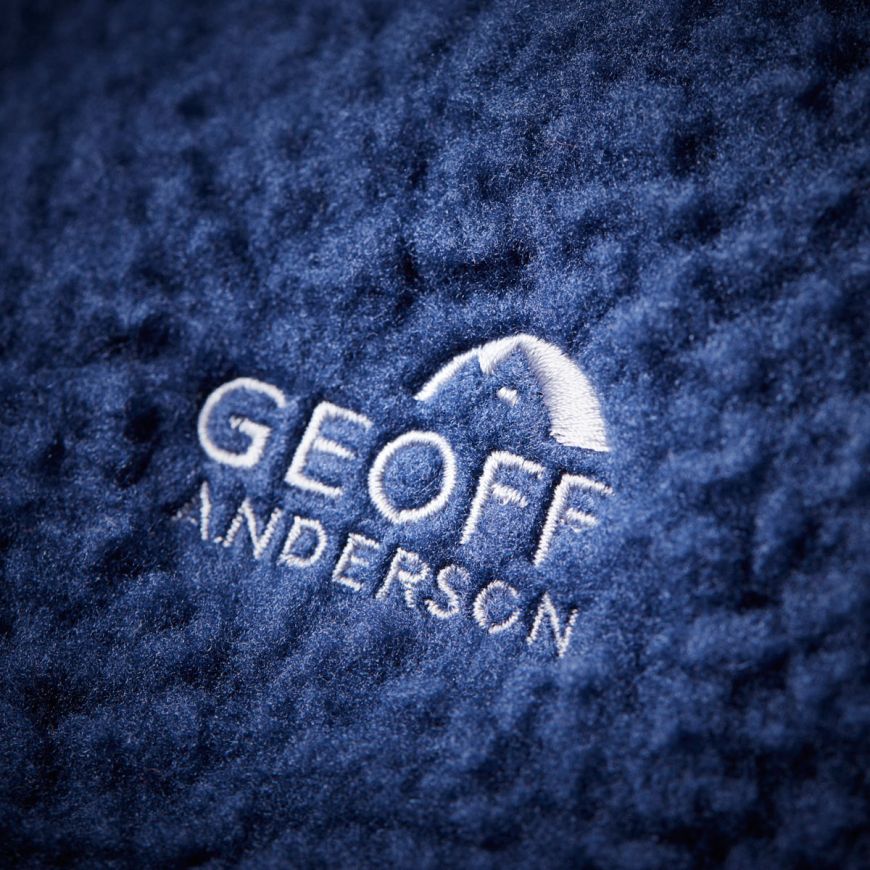 GEOFF ANDERSON Teddy Hoodie - blau