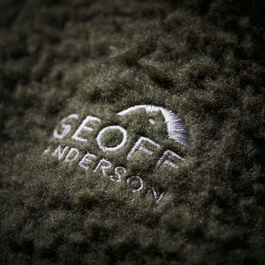 GEOFF ANDERSON Teddy Hoodie - grün