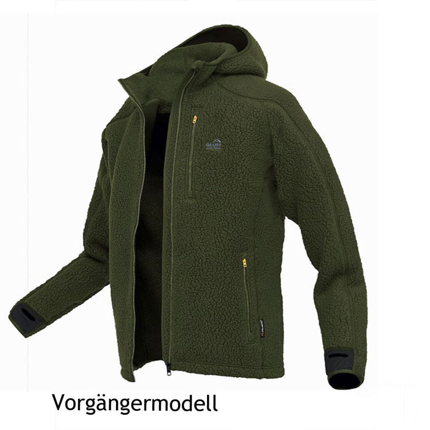 GEOFF ANDERSON Teddy Hoodie - grün