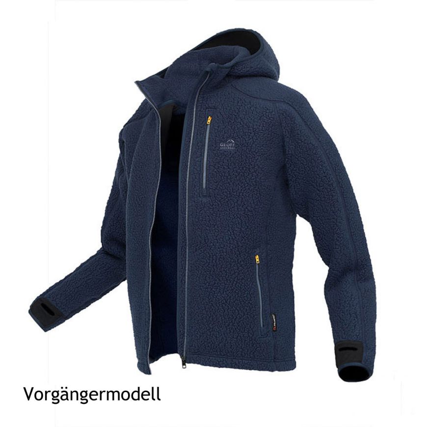 GEOFF ANDERSON Teddy Hoodie - blau