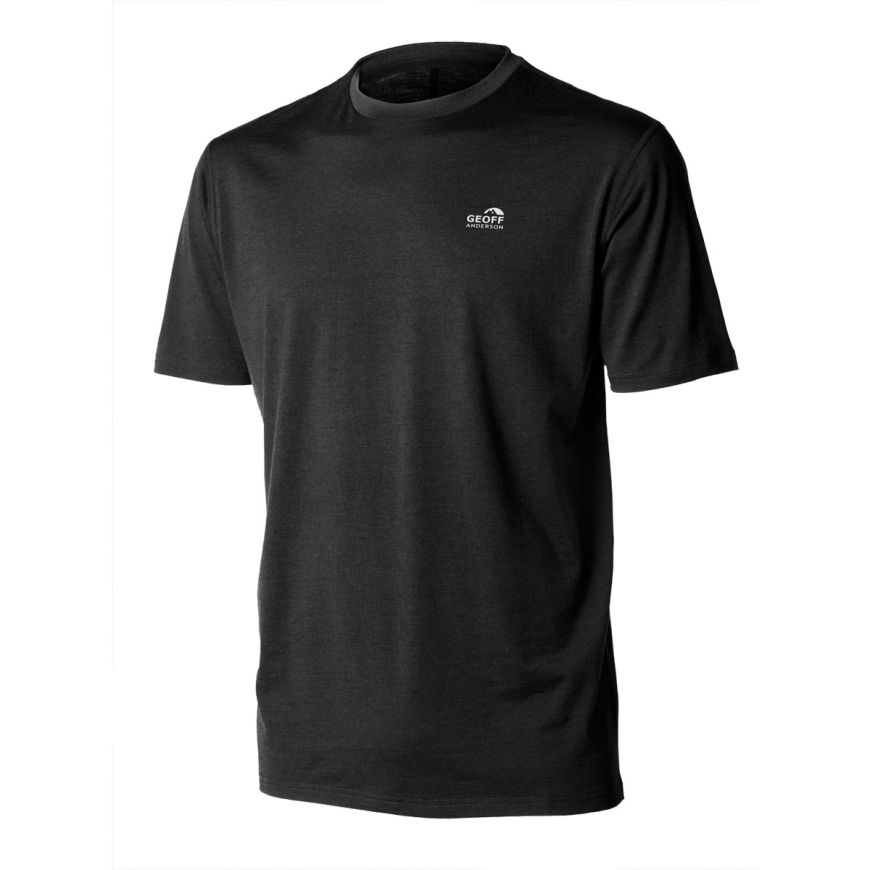 GEOFF ANDERSON WizWool 165 soft T-Shirt Tencel™ - schwarz