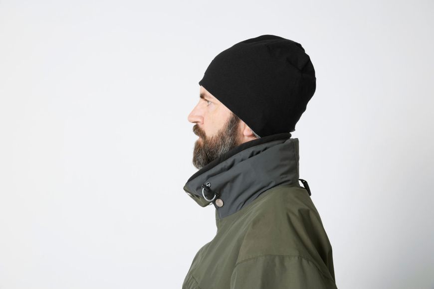 GEOFF ANDERSON WizWool 400 Haube windproof - schwarz